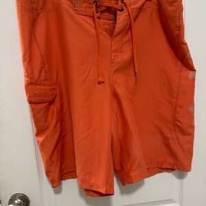Salt Life Men's Bright Orange Athletic Shorts